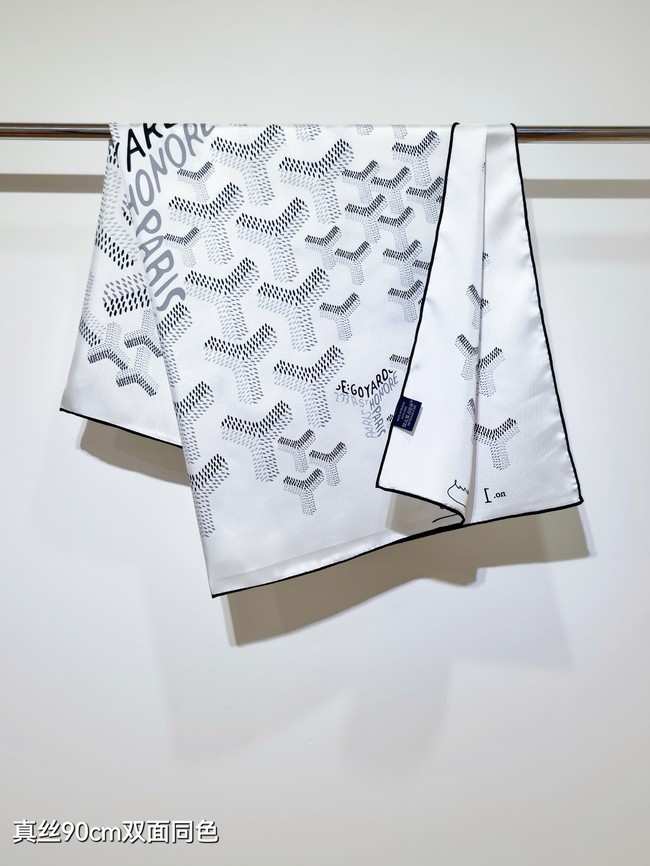 Goyard Square Scarf Silk Jacquard XT2894