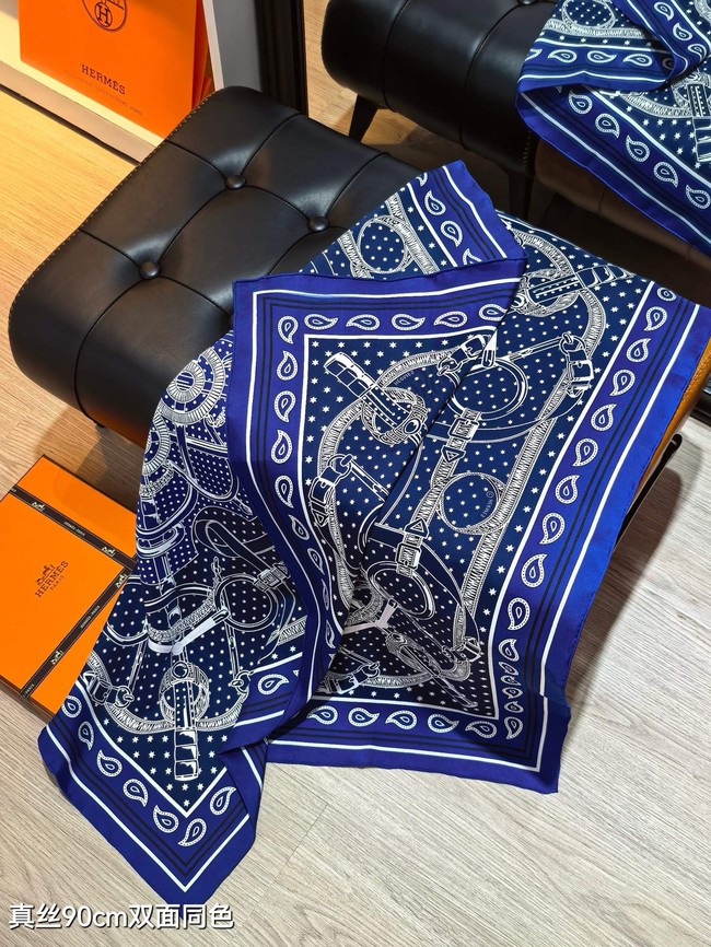 Hermes Shawl Cashmere and Silk Jacquard KY101