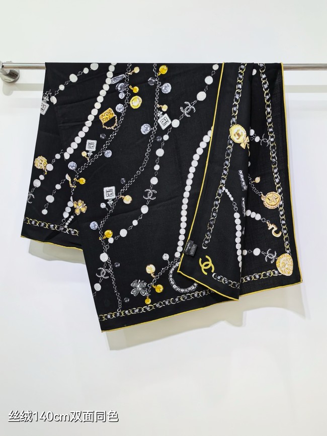 Louis Vuitton Shawl Cashmere and Silk KY125