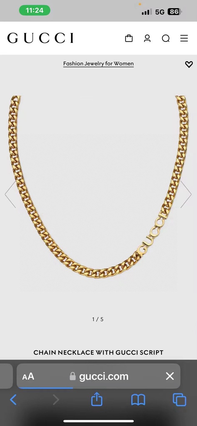 Gucci necklace CE81102