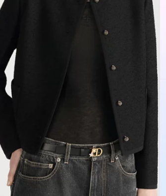 Dior 30 Montaigne Lucky Charms Belt Smooth Calfskin 18MM B0155 Dior 30 Montaigne Lucky Charms Belt Smooth Calfskin 18MM B0155