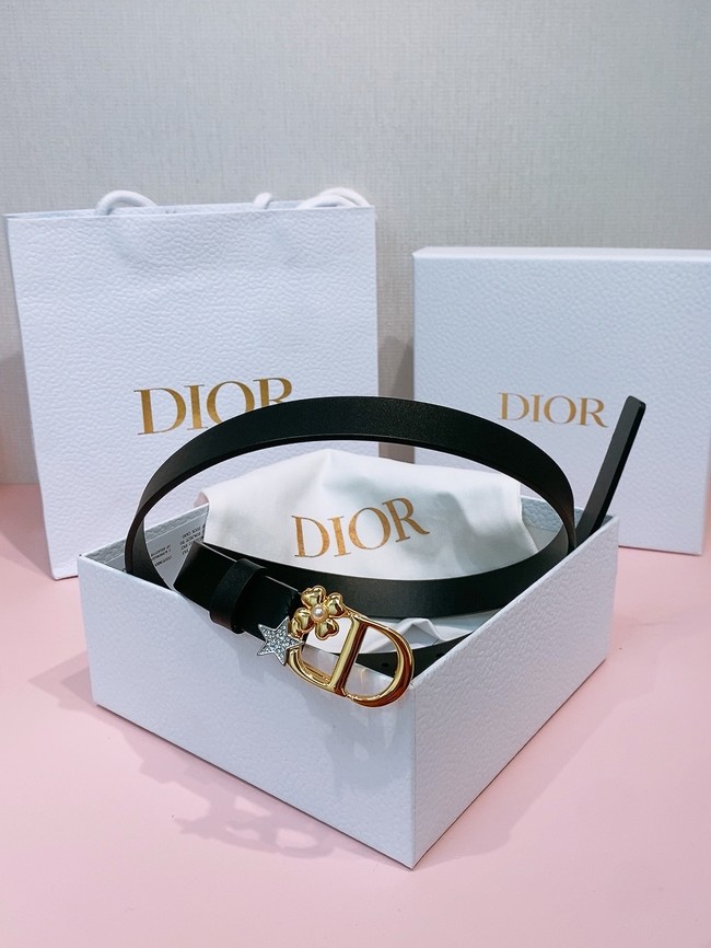 Dior 30 Montaigne Lucky Charms Belt Smooth Calfskin 18MM B0155