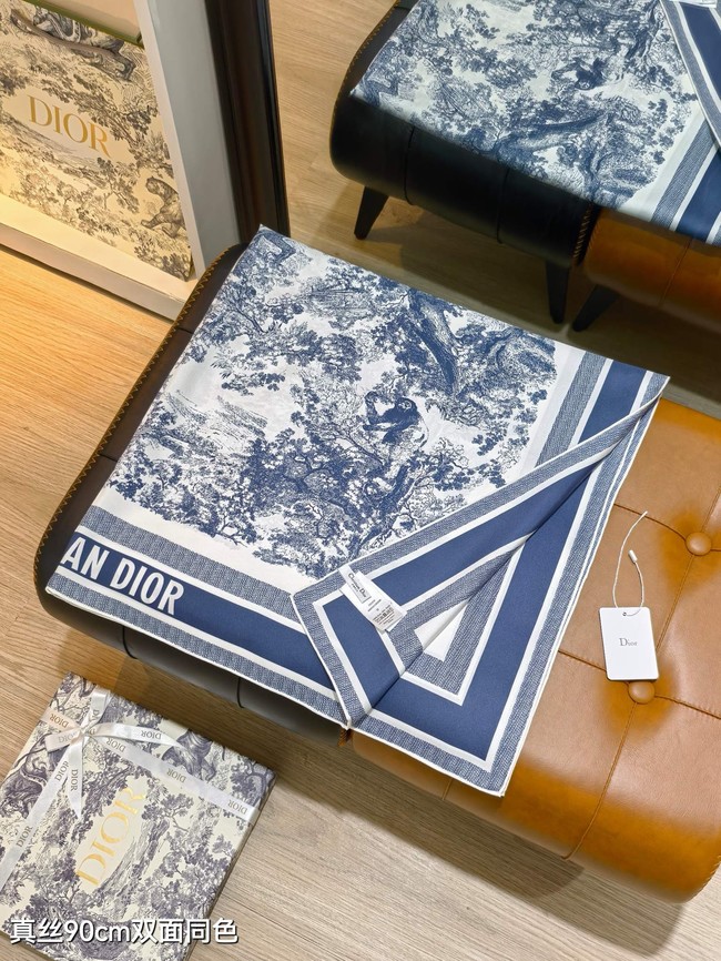 Dior 90 Square Scarf Silk Twill KY150