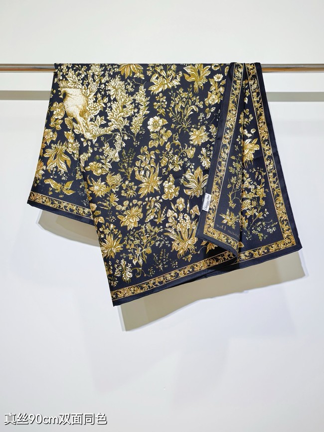 Dior 90 Square Scarf Silk Twill KY151