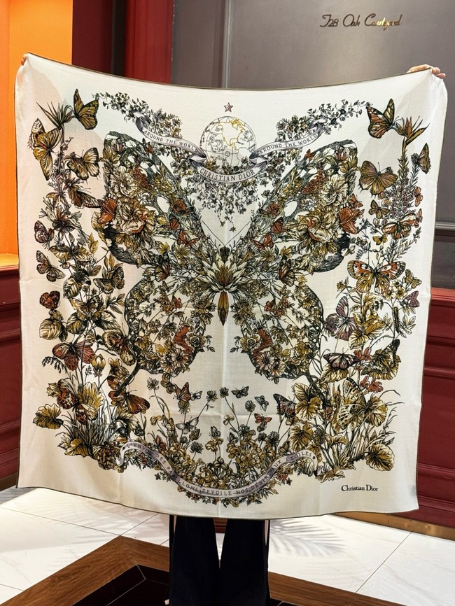 Dior Shawl Wool Silk and Cotton KY194