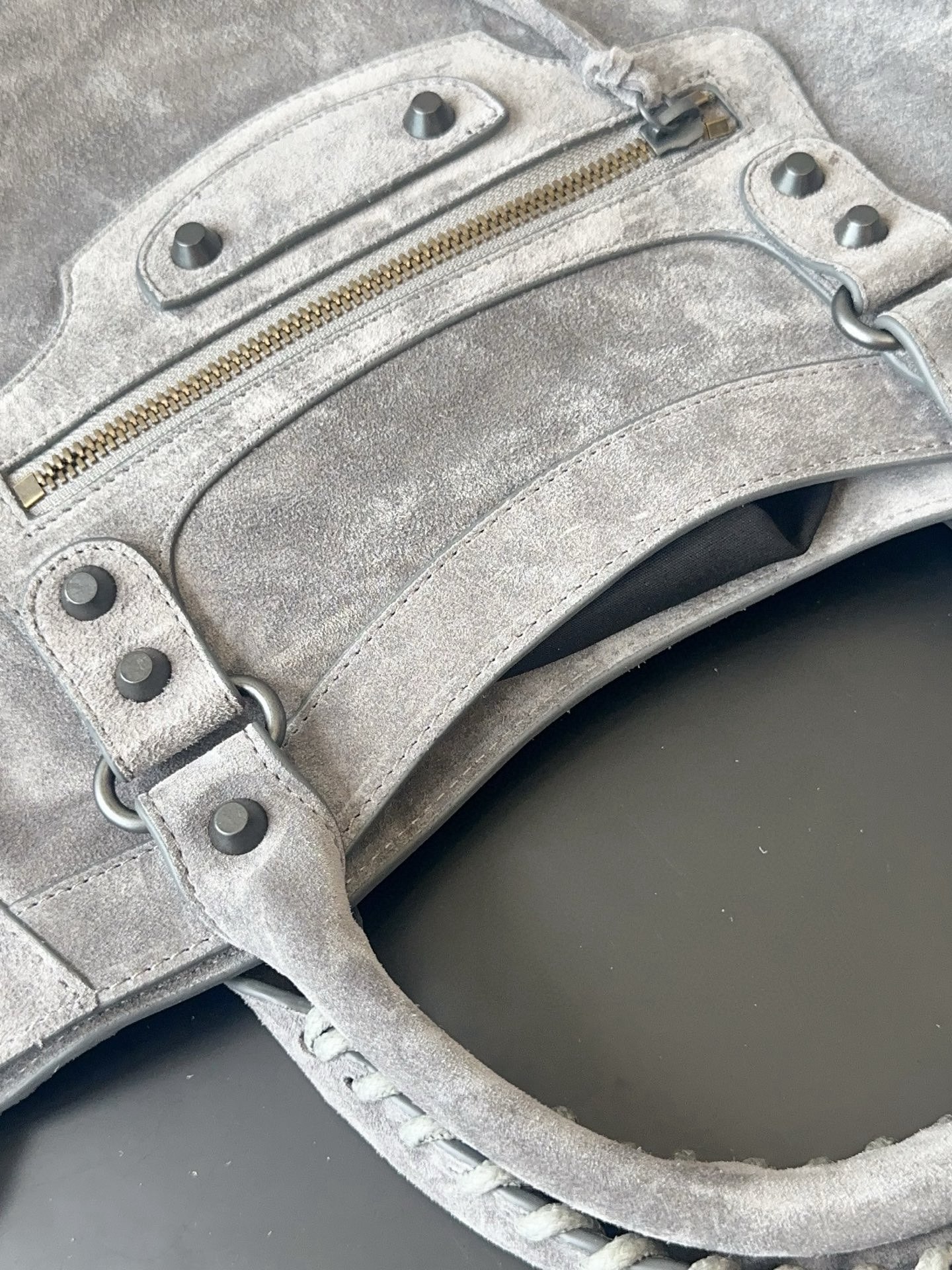 Balenciaga Le City Top Handle Bag B530 Gray Balenciaga Le City Top Handle Bag B530 Gray