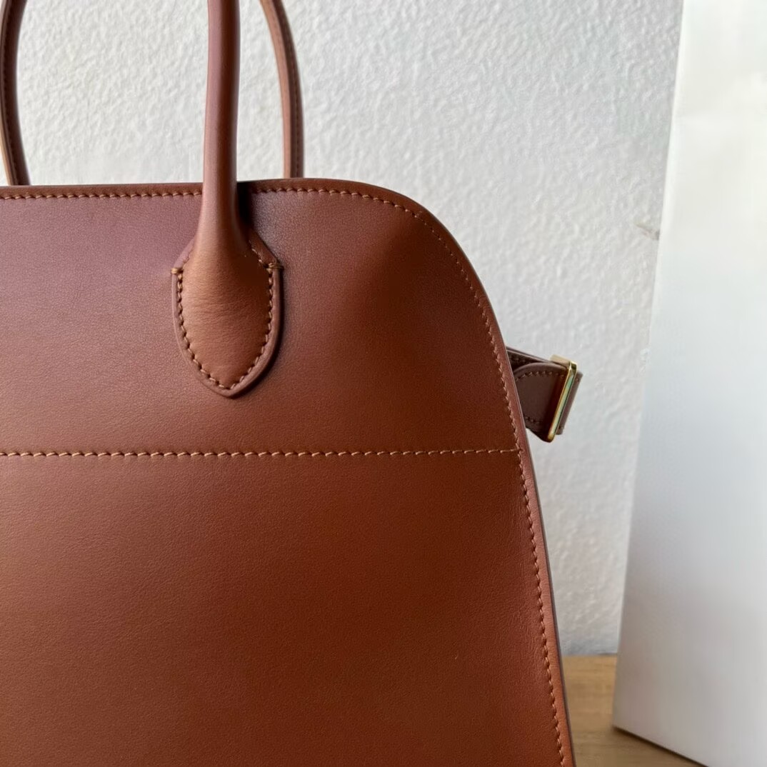 The Row Original Leather Handle Bag R70992 Brown The Row Original Leather Handle Bag R70992 Brown
