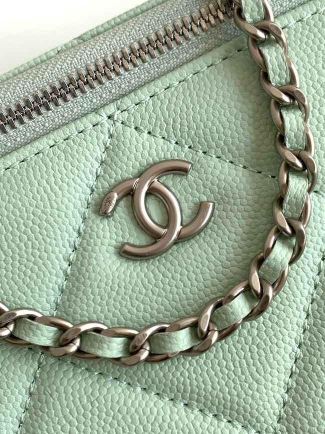 Chanel Long Vanity with chain AP4933 Lake green