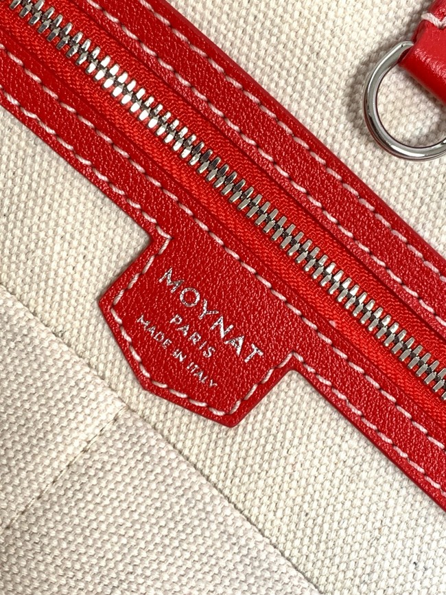 Goyard Calfskin Leather Tote Bag 3365 red