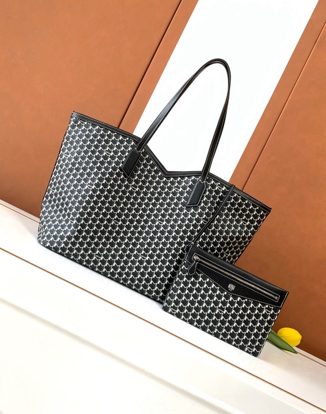 Goyard Calfskin Leather Tote Bag GM 3365 black