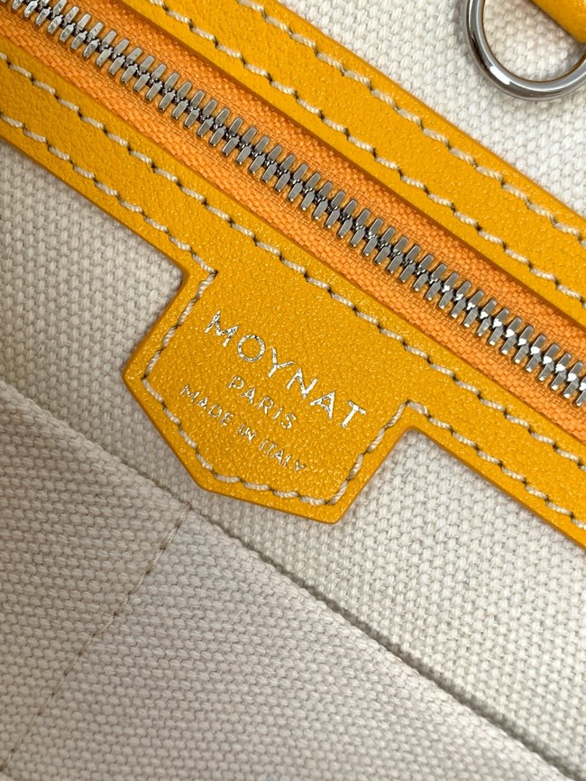 Goyard Calfskin Leather Tote Bag GM 3365 yellow