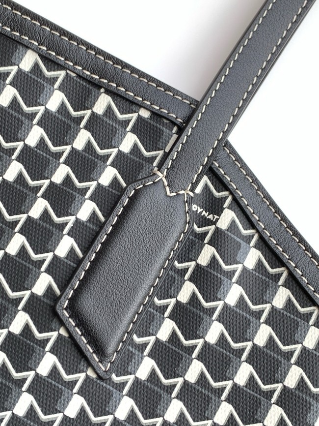 Goyard Calfskin Leather Tote Bag MM M8002 black