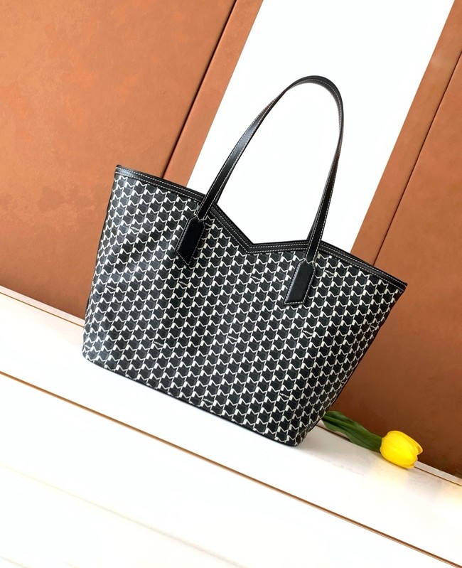 Goyard Calfskin Leather Tote Bag MM M8002 black
