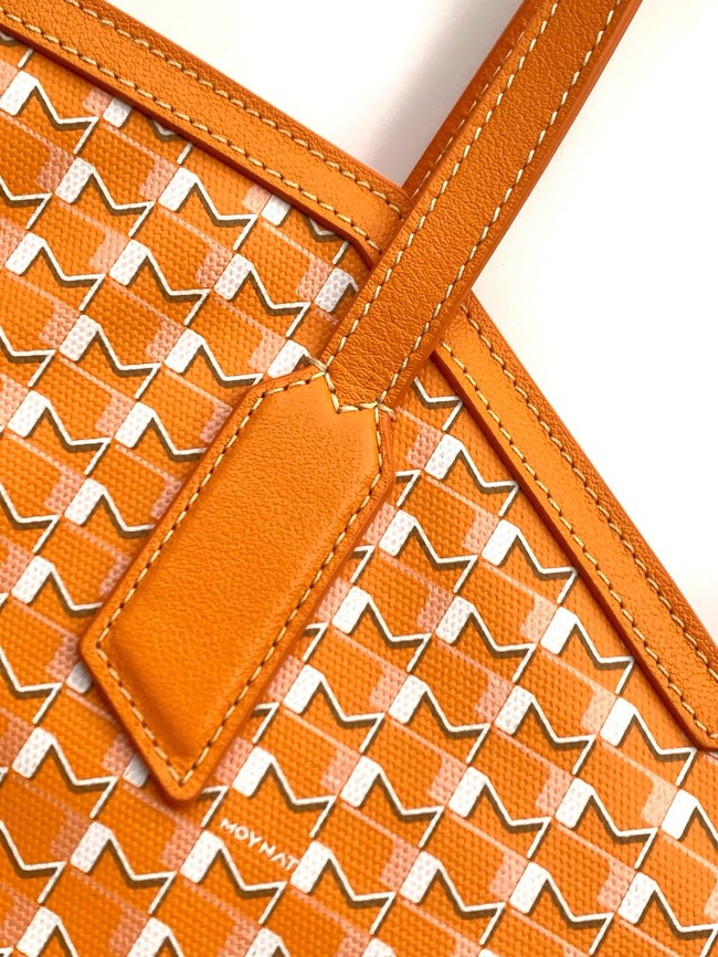 Goyard Calfskin Leather Tote Bag PM M8003 orange