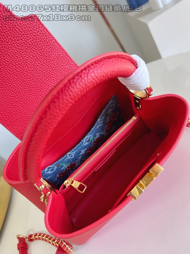 Louis Vuitton Capucines BB M25089 red