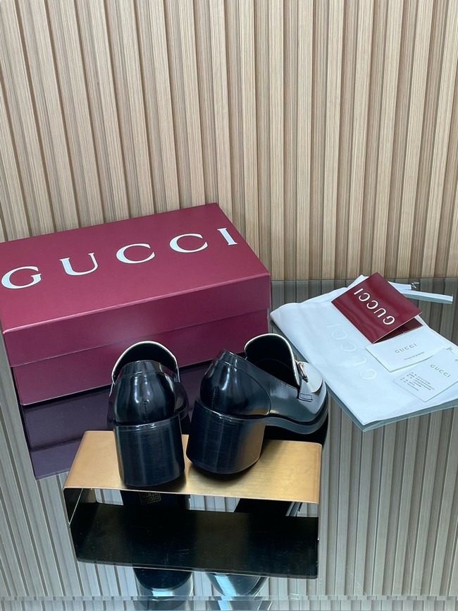 Gucci Womens heeled loafer with Horsebit 45109-1