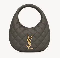 Saint Laurent ICARINO in quilted nappa 851689 URBAN GREY