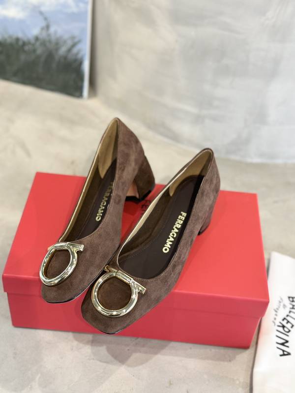 Ferragamo Shoes FMS00090 Heel 4CM