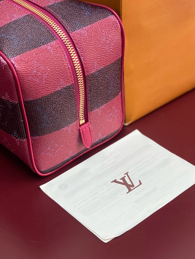 Louis Vuitton Locker Dopp Kit M25902 red