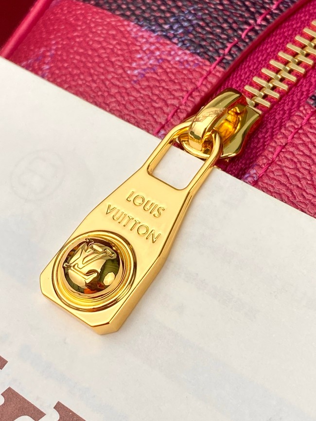 Louis Vuitton Locker Dopp Kit M25902 red