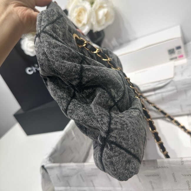 Chanel Denim Bow bag AS5851 black