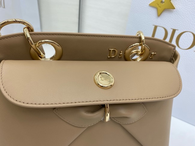 Dior Calfskin Tote Bag 6598 Apricot