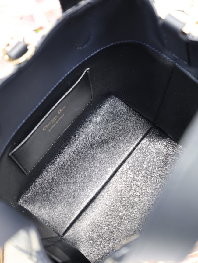 Dior Oblique Jacquard Nano Tote Bag S6100O Blue