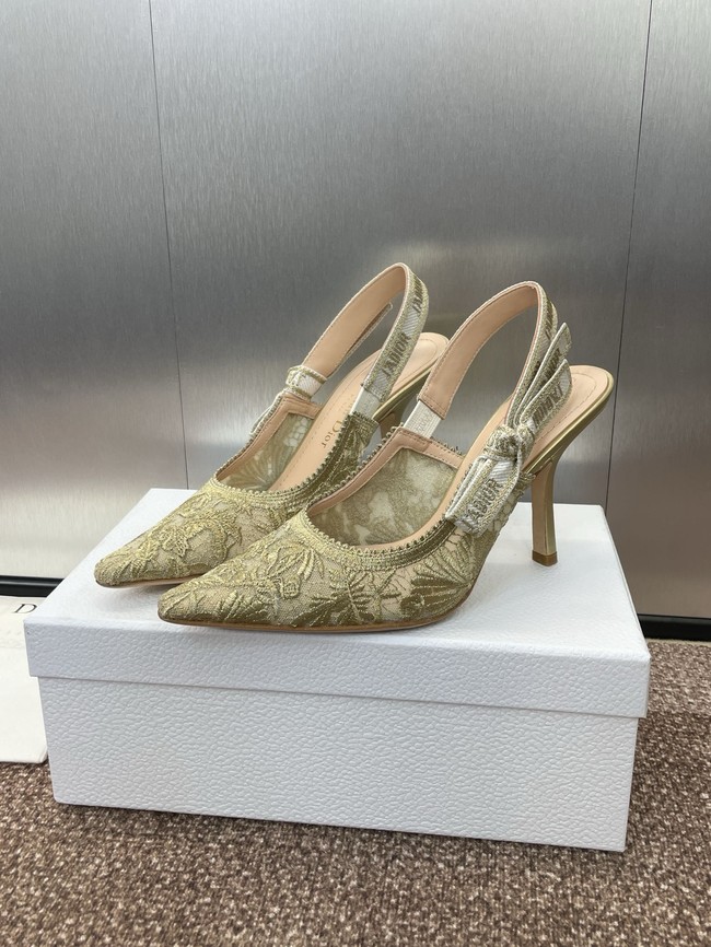 JAdior Slingback Pump Cotton Embroidered KCP867DQ-4