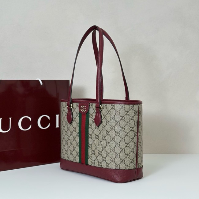 Gucci Ophidia small tote bag 836849 Rosso Ancora red