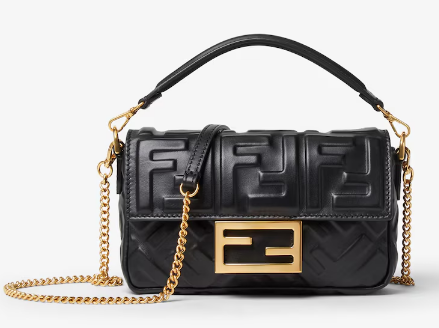 Fendi Baguette Mini Bag 8BS017 black Fendi Baguette Mini Bag 8BS017 black