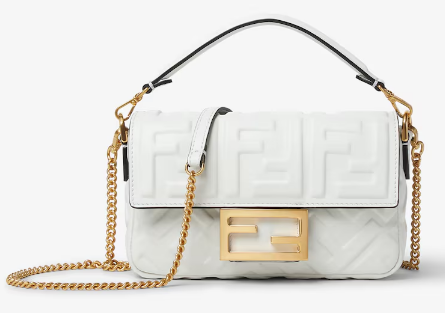 Fendi Baguette Mini Bag 8BS017 white Fendi Baguette Mini Bag 8BS017 white