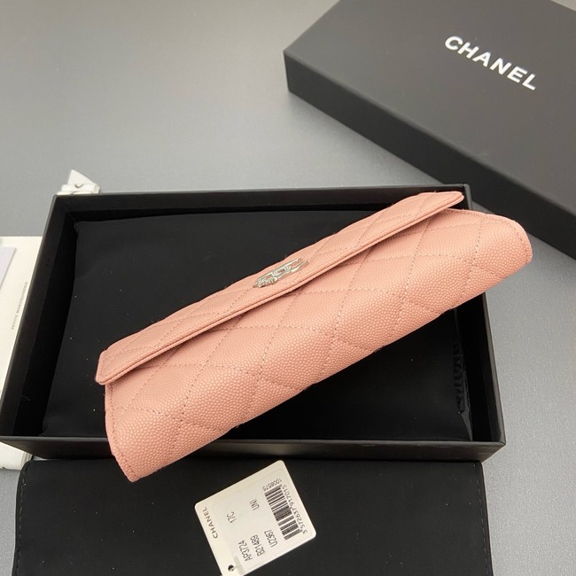 Chanel Long Flap Wallet AP3724 pink