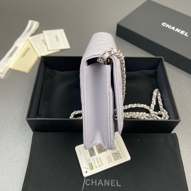 Chanel Wallet On Chain AP3723 light Purple