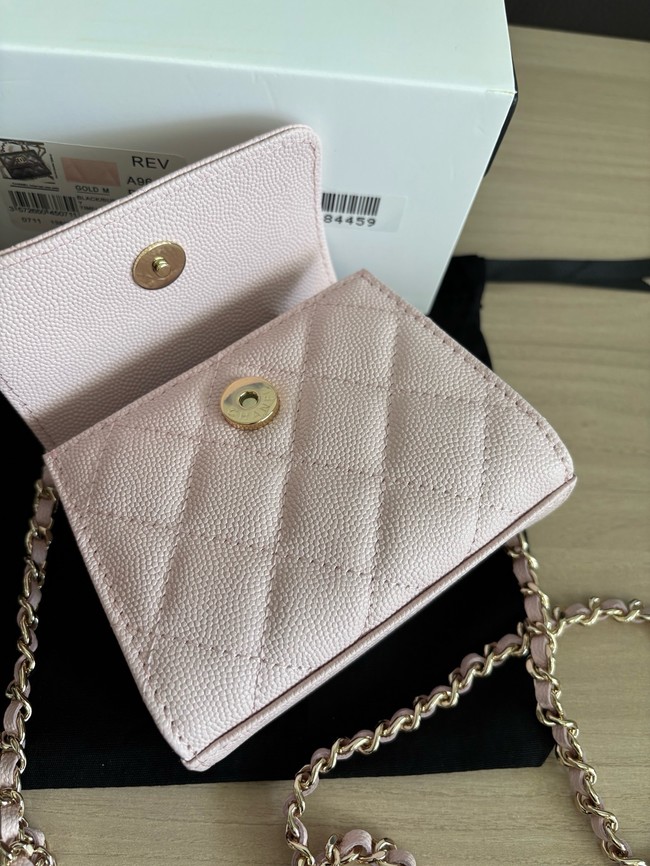 CHANEL Clutch With Chain 96183 pink