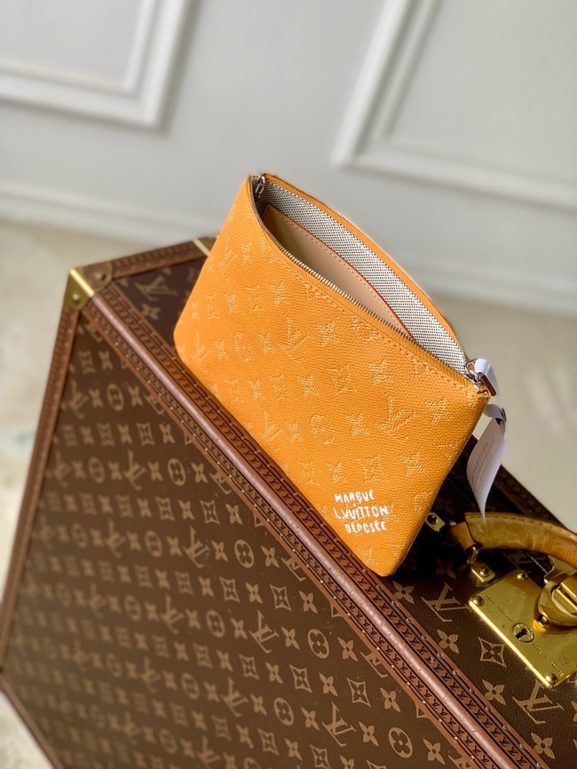 Louis Vuitton NEW Key Pouch M M27109 Saffron Yellow