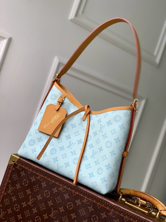 Louis Vuitton NEW CarryAll PM M27532 blue
