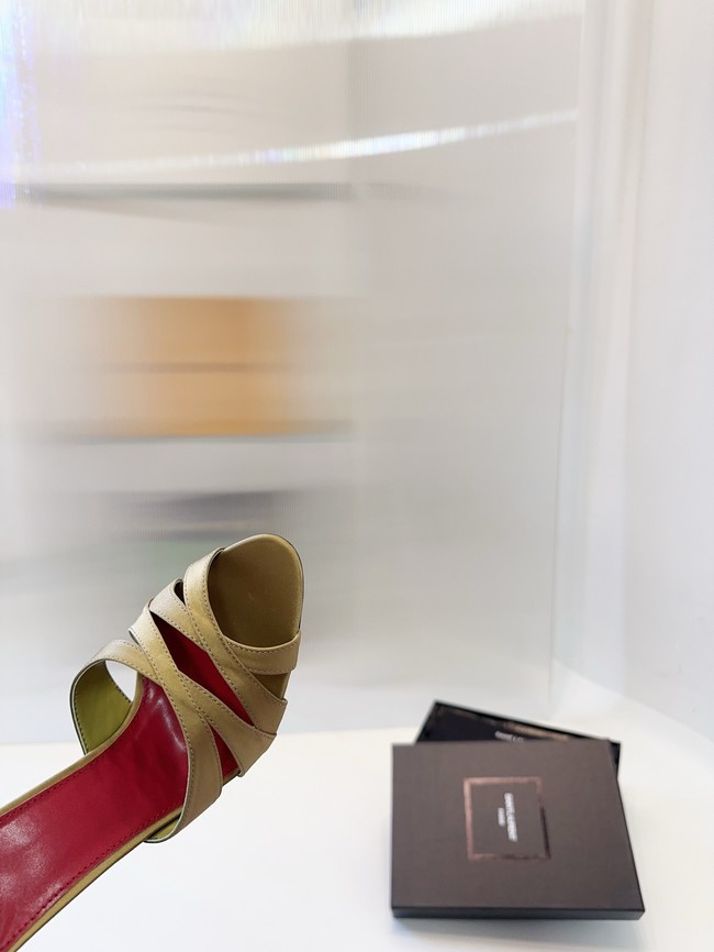 Saint Laurent CHANDELLE sandals in satin crepe Heel 10.5CM 21048-4