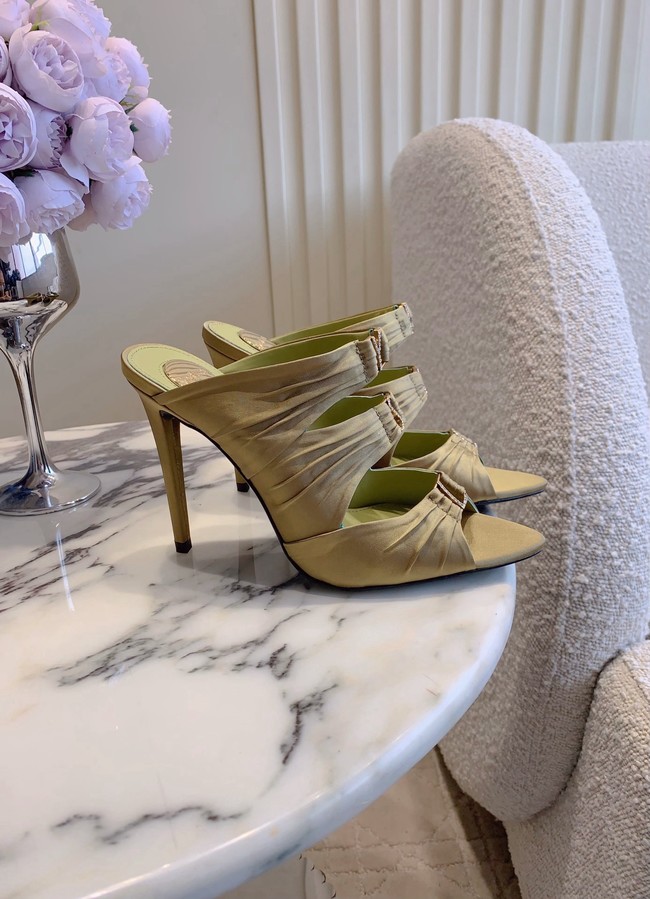 Saint Laurent EMILIE mules in satin crepe G1097-2