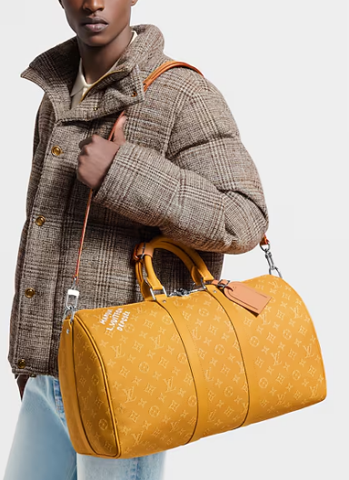 Louis Vuitton Keepall Bandouliere 45 M26868 Safran Yellow