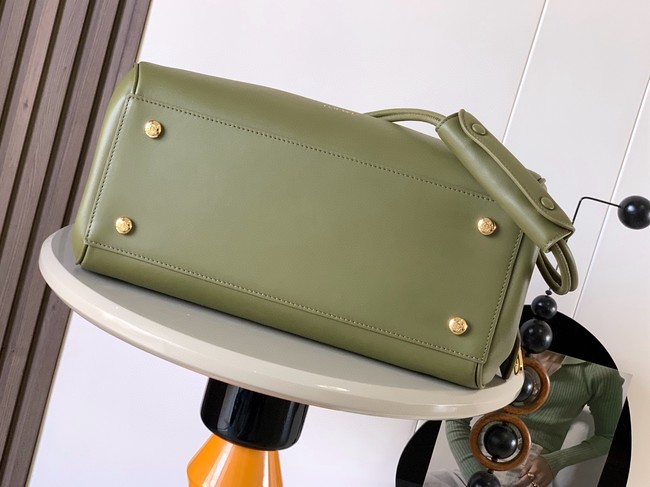 Loewe Large soft calfskin leather Madrid bag 9148 green