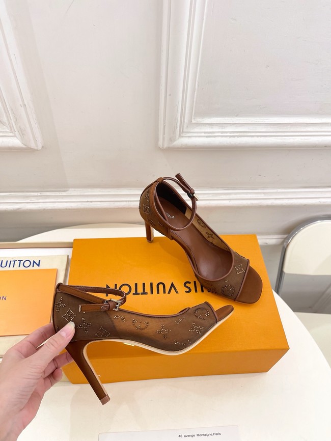 Louis Vuitton Heel 8.5CM sandals 55701-1