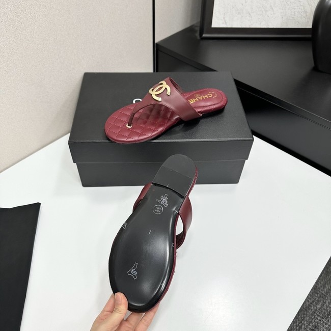 Chanel Thongs Lambskin 55745-3