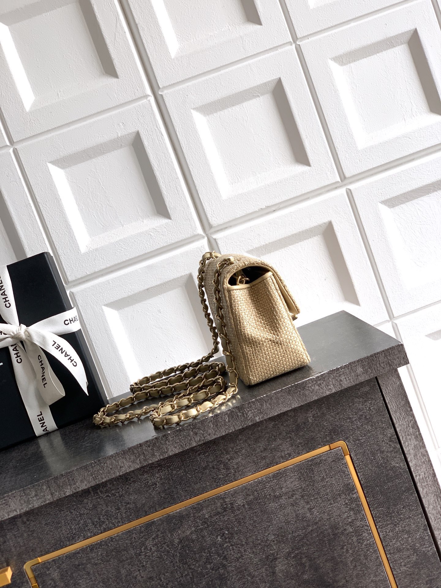 CHANEL 26C CF Mini Flap Bag AS5989 Khaki