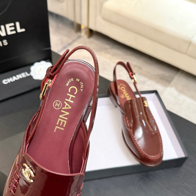 Chanel Slingbacks Shiny Calfskin G47033-1
