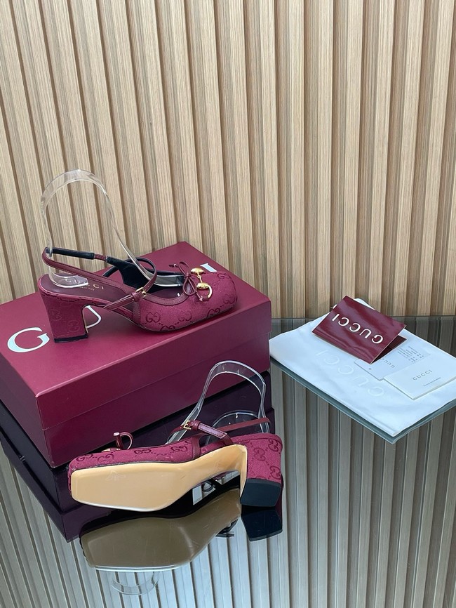 Gucci Womens slingback pump with Horsebit 66923-1