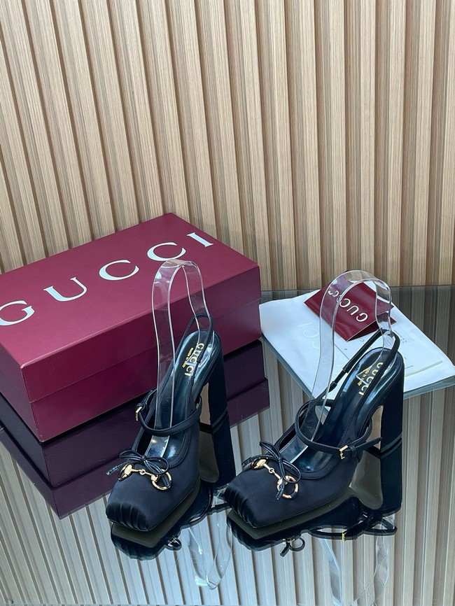 Gucci Womens slingback pump with Horsebit Heel 9.5CM 66924-3