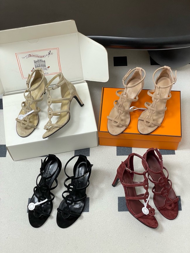 Hermes Sandals Heel 7.5CM 66931-5