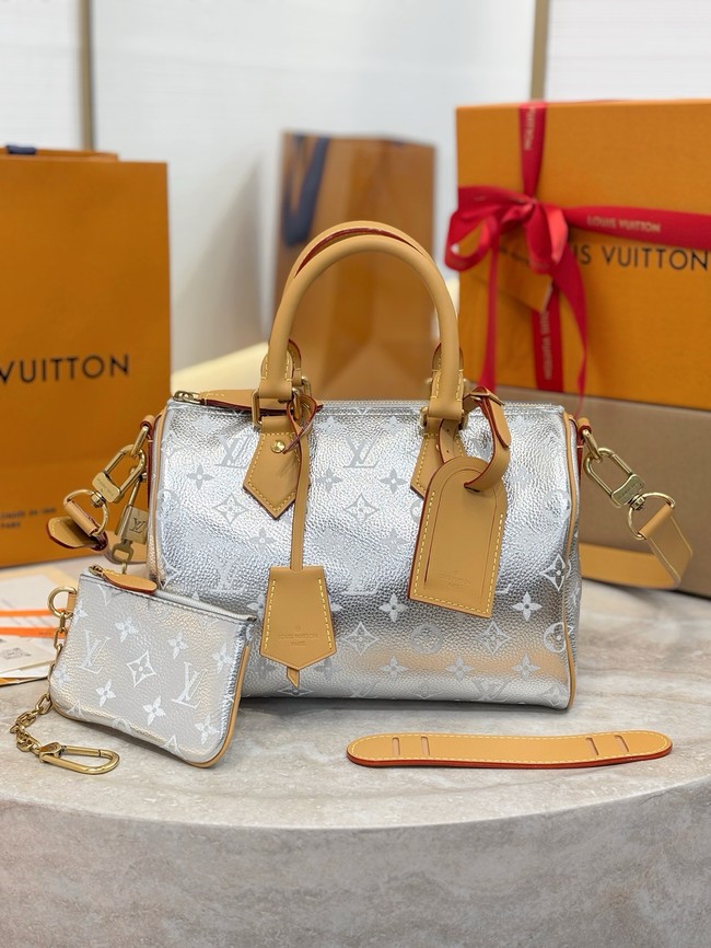 Louis Vuitton Speedy Bandouliere M2A421 Silver