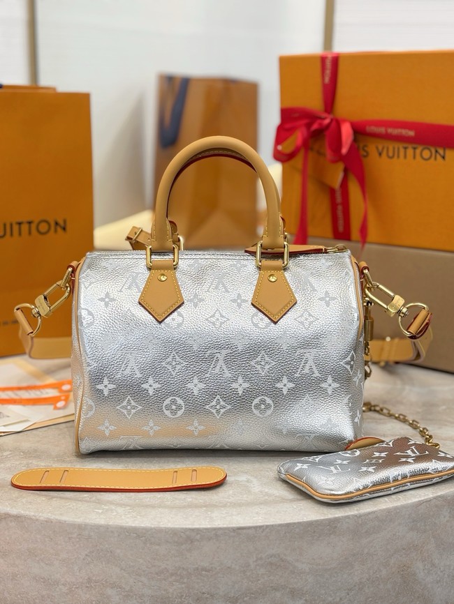 Louis Vuitton Speedy Bandouliere M2A421 Silver