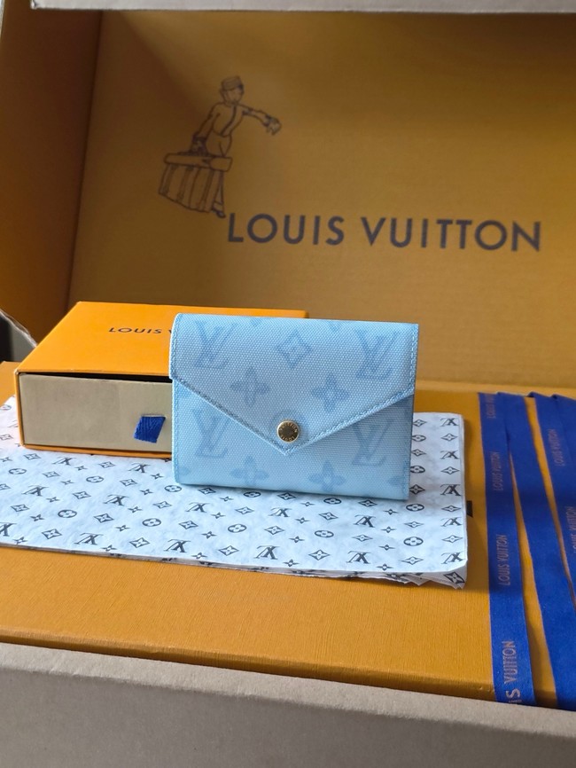 Louis Vuitton Victorine Wallet M27681 Bleu Courrier